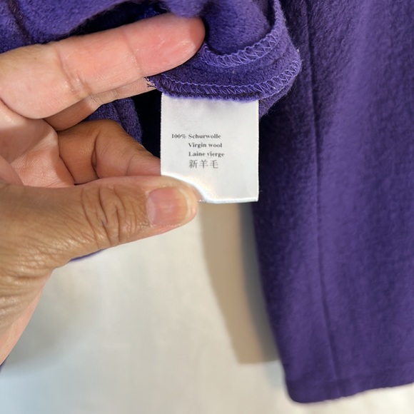 Seda Fashion by Cathrine Hepfer Purple Jacket Size Medium - Picture 4 of 5